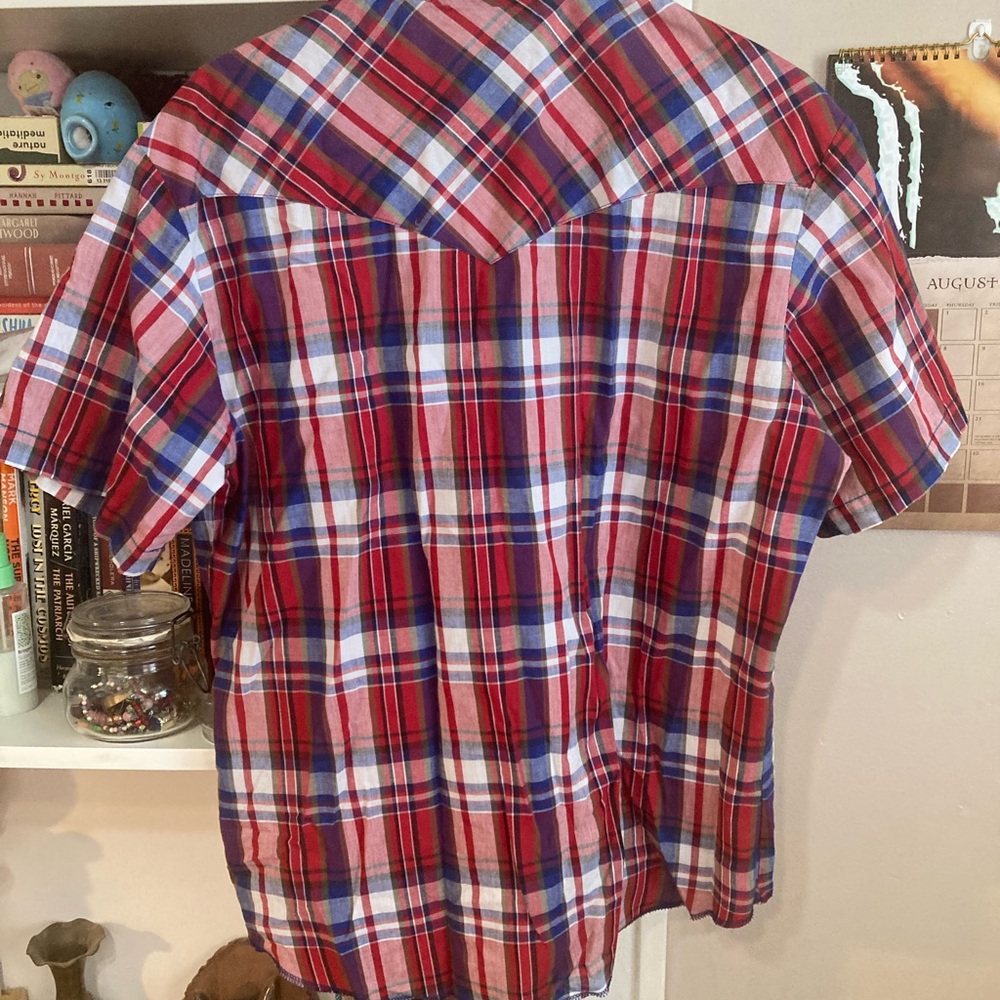 Vintage Short Sleeve Wrangler Pearl Snap - Picture 10 of 16